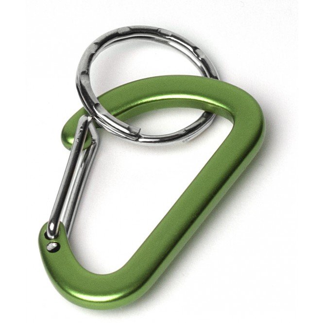 Key carabiner-green Liten nyckelhake