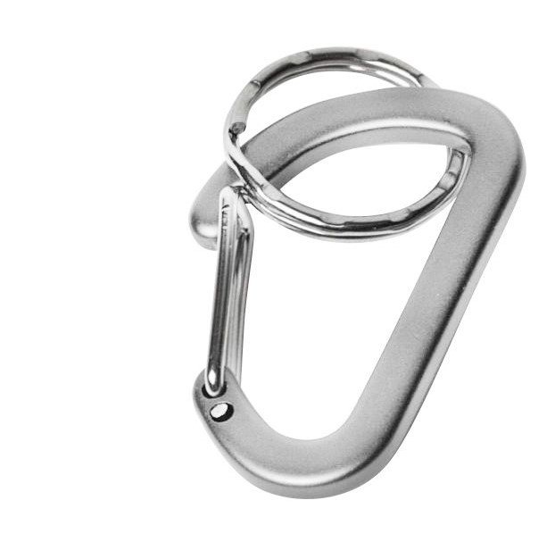 Key carabiner silver